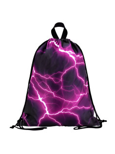 Мешок для обуви BRAUBERG большой удобный с ручкой, 51х41 см, Lightning, 272400