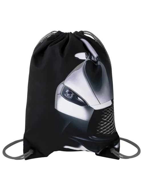 Мешок для обуви BRAUBERG PREMIUM, карман, подкладка, светоотражайка, 43х33 см, 