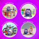 Мешок для обуви BRAUBERG KIDS, с петлей, 42х34 см, 