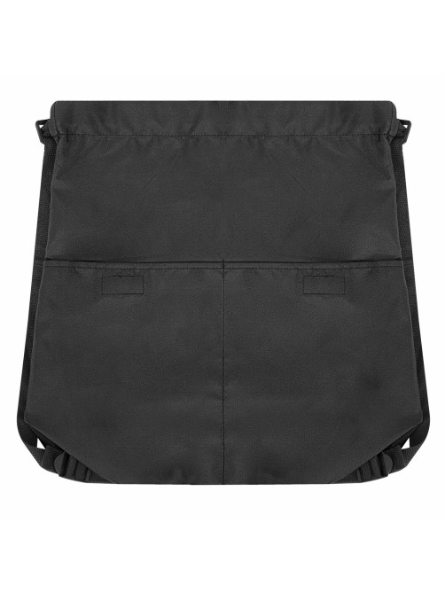 Рюкзак спортивный мешок HEIKKI PACK (ХЕЙКИ), 2 отделения, увеличенный объем, 40х35 см, черный, 272419