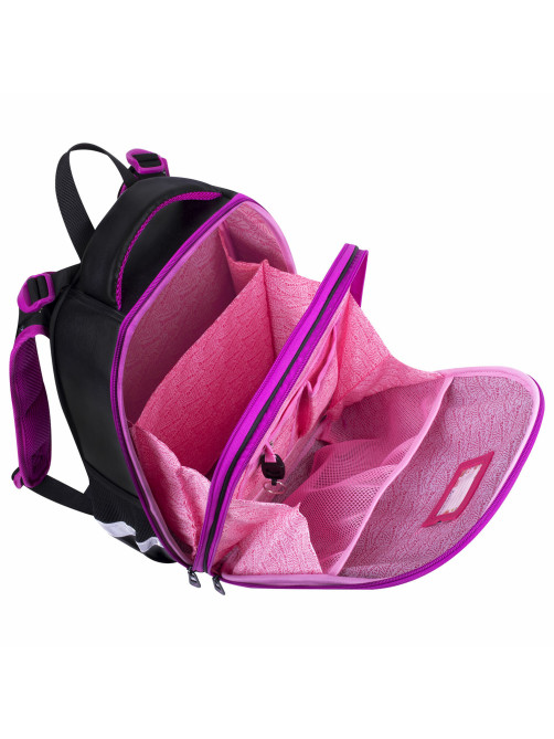 Ранец BRAUBERG SHINY, 2 отделения, с брелоком, 
