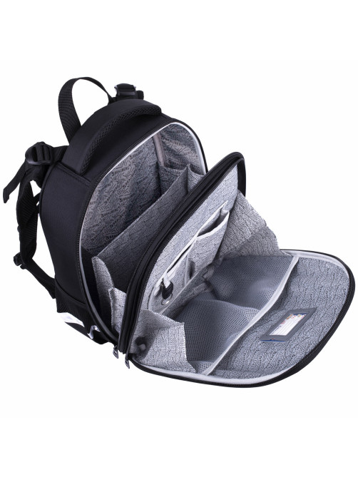 Ранец BRAUBERG SHINY, 2 отделения, с брелком, 