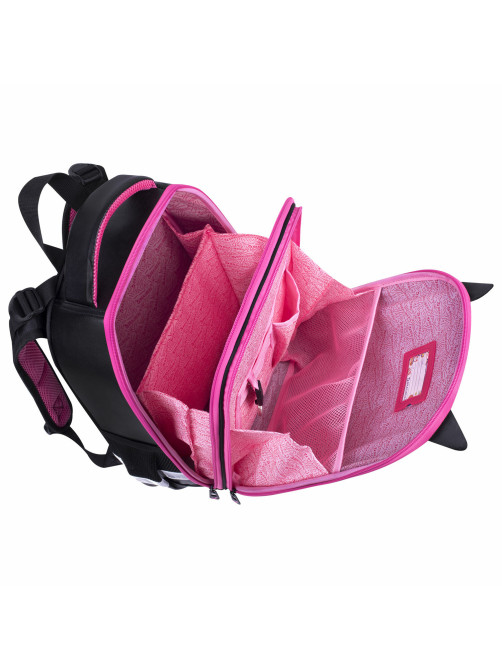 Ранец BRAUBERG SHINY, 2 отделения, с брелоком, 