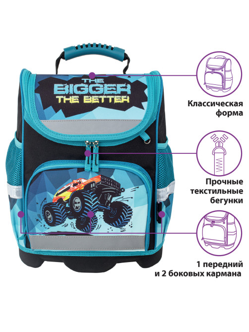 Ранец ЮНЛАНДИЯ WISE для начальной школы, 