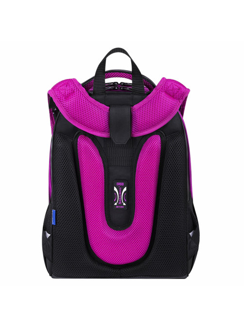 Ранец BRAUBERG SHINY, 2 отделения, с брелоком, 