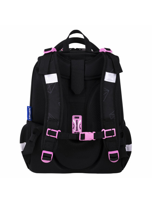 Ранец BRAUBERG LUMINOUS, 2 отделения, с брелоком, 