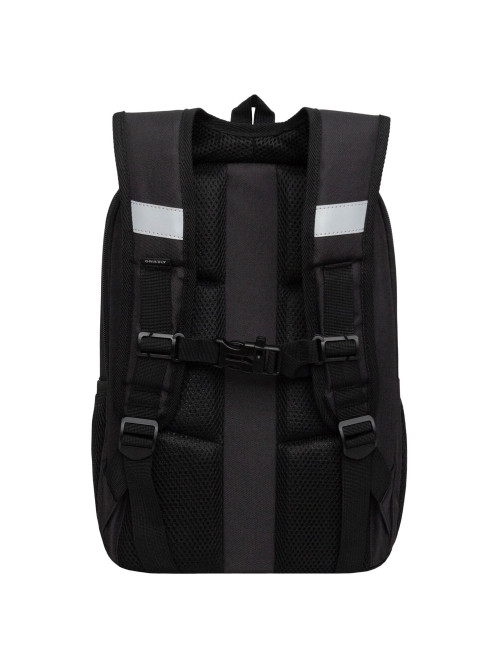 Ранец GRIZZLY анатомическая спинка, 2 отделения, для девочек, 