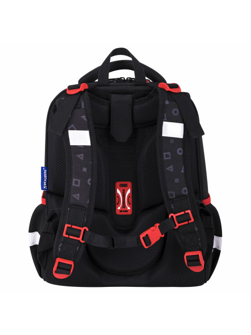 Ранец BRAUBERG LUMINOUS, 2 отделения, с брелоком, 