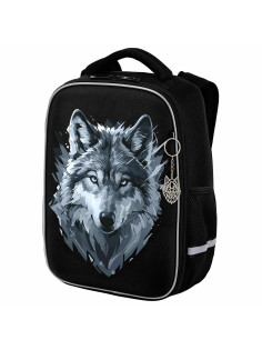 Ранец BRAUBERG LIGHT, 1 отделение, с брелком, Gray wolf, 36х26х13 см, 273111