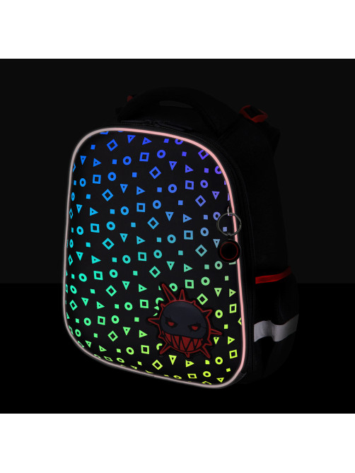 Ранец BRAUBERG LUMINOUS, 2 отделения, с брелоком, 