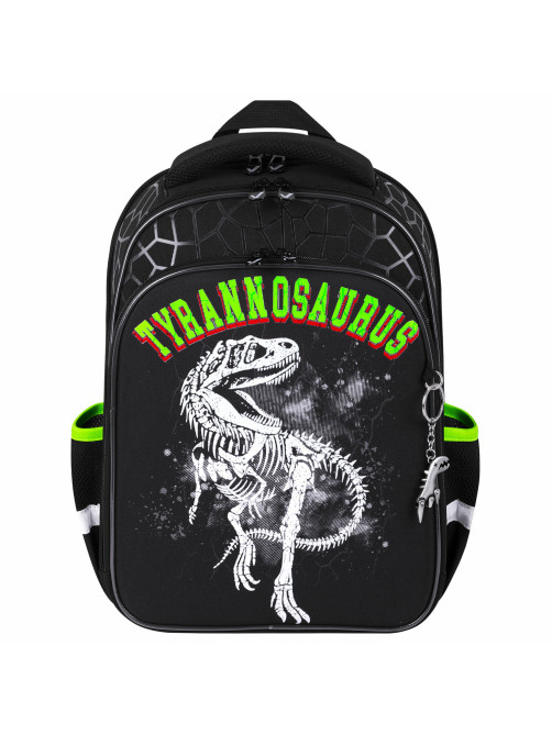 Ранец BRAUBERG QUADRO, 3 отделения, с брелком, 