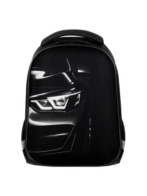 Ранец BRAUBERG KIDS START, 1 отделение, 2 кармана, Dark car, 35х26х13 см, 273151