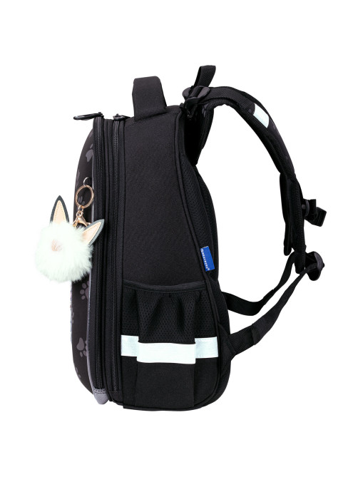 Ранец BRAUBERG LUMINOUS, 2 отделения, с брелоком, 