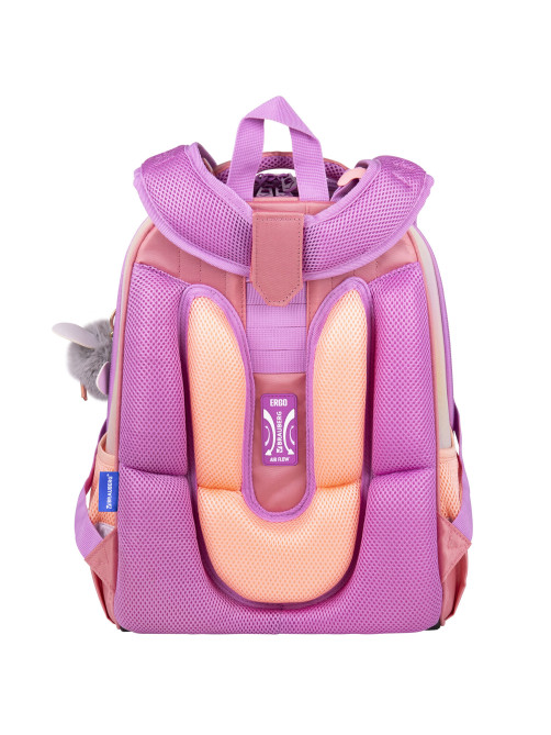 Ранец BRAUBERG SHINY, 2 отделения, с брелком, 