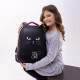 Ранец BRAUBERG SHINY, 2 отделения, с брелоком, 