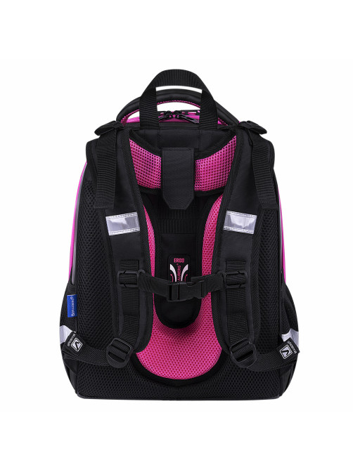 Ранец BRAUBERG SHINY, 2 отделения, с брелоком, 