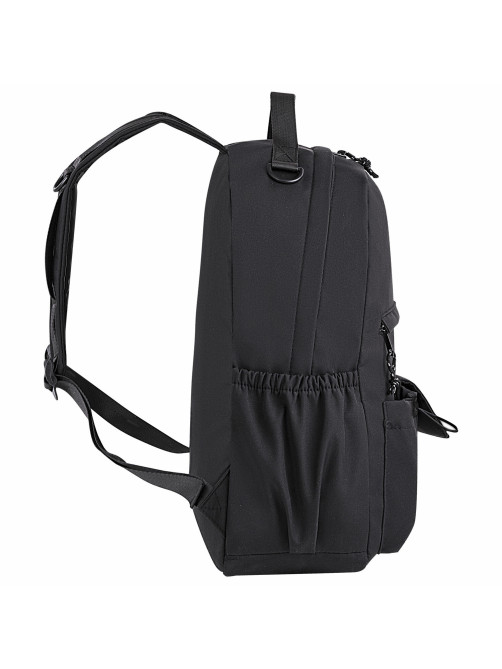 Рюкзак HEIKKI EDITION (ХЕЙКИ) универсальный, 6 карманов, черный, 42х30х14 см, 272540
