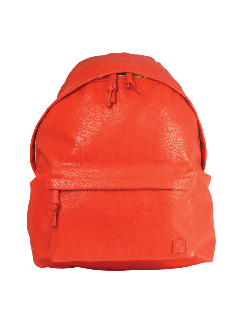 Рюкзак BRAUBERG CELEBRITY универсальный, экокожа, красный, 41х32х14 см, 227099