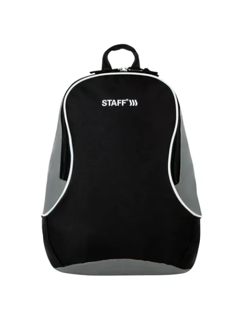 Рюкзак STAFF FLASH универсальный, черно-серый, 40х30х16 см, 270294