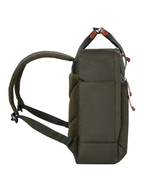 Рюкзак BRAUBERG FRIENDLY универсальный с длинными ручками, хаки, 37х26х13 см, 270091