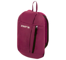 Рюкзак STAFF AIR компактный, бордовый, 40х23х16 см, 270290