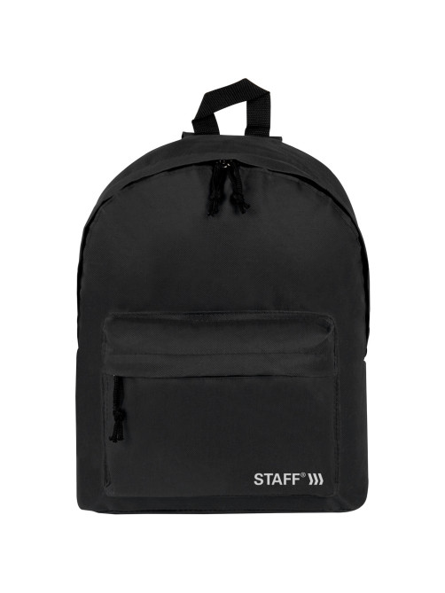 Рюкзак STAFF STREET универсальный, черный, 38x28x12 см, 226370