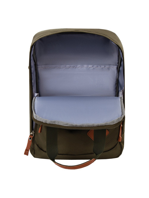 Рюкзак BRAUBERG FRIENDLY универсальный с длинными ручками, хаки, 37х26х13 см, 270091