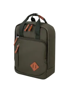 Рюкзак BRAUBERG FRIENDLY универсальный с длинными ручками, хаки, 37х26х13 см, 270091