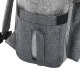 Рюкзак для мамы BRAUBERG MOMMY, крепления для коляски, термокарманы, серый, 41x24x17 см, 270818
