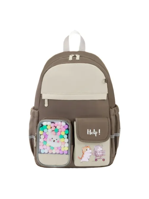 Рюкзак BRAUBERG PASTEL с термонашивками в комплекте, 