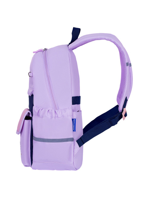 Рюкзак BRAUBERG PASTEL с термонашивками в комплекте, 