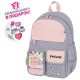 Рюкзак BRAUBERG PASTEL с термонашивками в комплекте, 