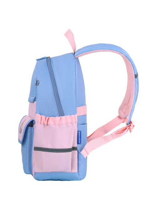 Рюкзак BRAUBERG PASTEL с термонашивками в комплекте, 