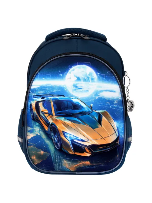 Рюкзак BRAUBERG OPTIMA, 2 отделения, с брелком, 