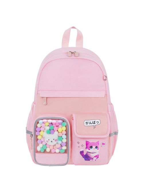 Рюкзак BRAUBERG PASTEL с термонашивками в комплекте, 