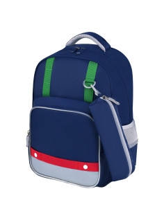 Рюкзак BRAUBERG KIDS MODE с пеналом в комплекте, 1 отделение, 