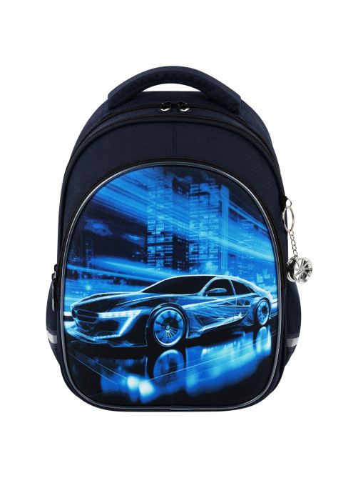 Рюкзак BRAUBERG OPTIMA, 2 отделения, с брелоком, 