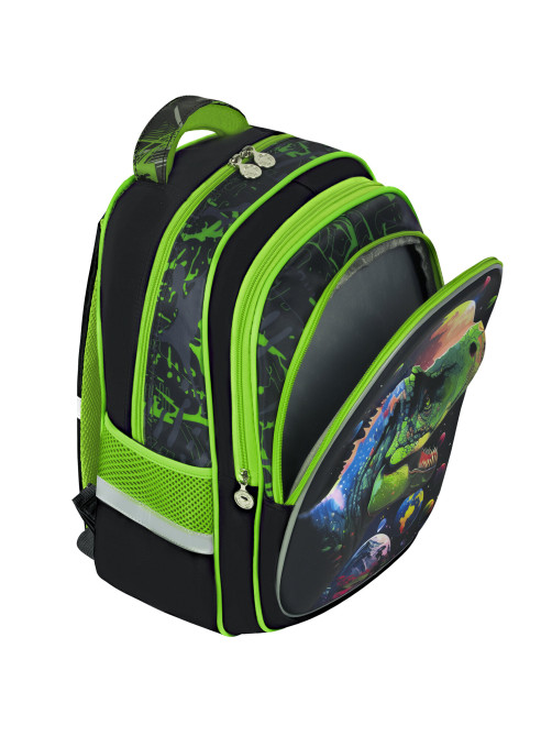 Рюкзак BRAUBERG KIDS FLOSSY, 2 отделения, 3 кармана, 