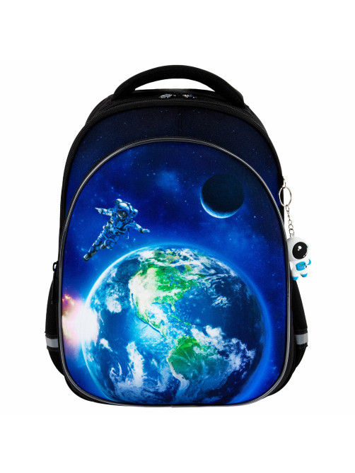 Рюкзак BRAUBERG OPTIMA, 2 отделения, с брелоком, 