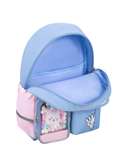 Рюкзак BRAUBERG PASTEL с термонашивками в комплекте, 