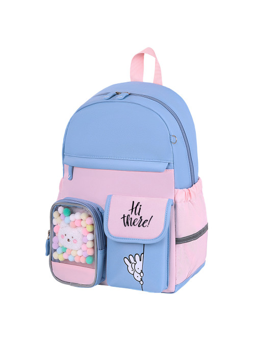 Рюкзак BRAUBERG PASTEL с термонашивками в комплекте, 