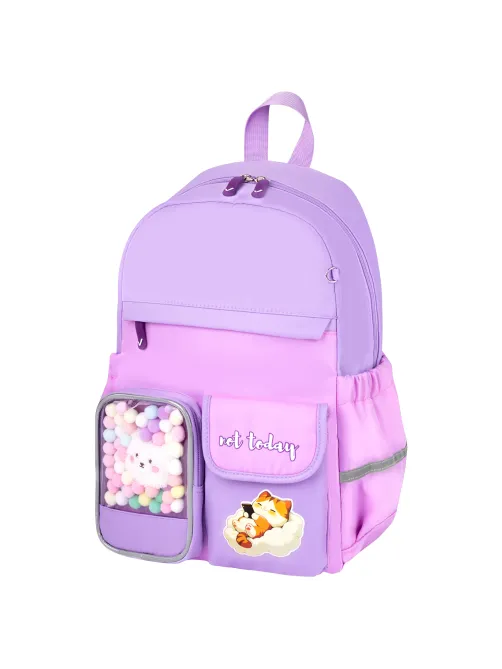 Рюкзак BRAUBERG PASTEL с термонашивками в комплекте, 