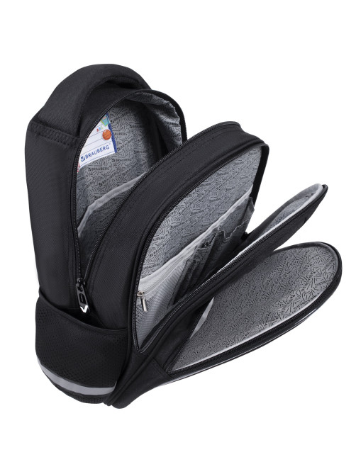 Рюкзак BRAUBERG OPTIMA, 2 отделения, с брелоком, 