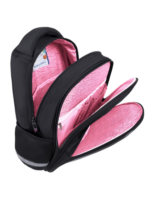 Рюкзак BRAUBERG OPTIMA, 2 отделения, с брелоком, 