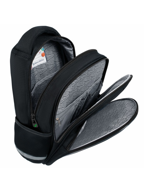 Рюкзак BRAUBERG OPTIMA, 2 отделения, с брелоком, 