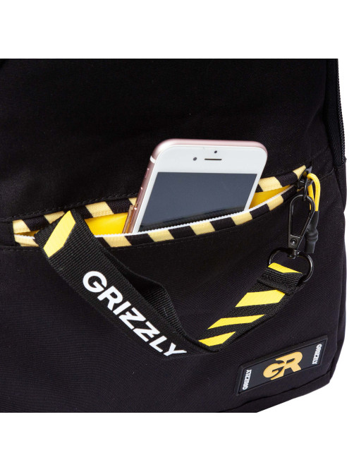 Рюкзак GRIZZLY школьный, анатомическая спинка, 2 отделения, для мальчиков, 
