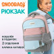 Рюкзак SNOOBAG (СНУБЭГ) PROACTIVE с кошельком, 2 отделения, 