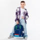 Рюкзак BRAUBERG KIDS MODE с пеналом в комплекте, 1 отделение, 