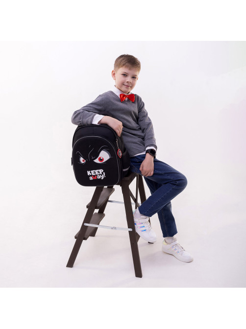Рюкзак BRAUBERG OPTIMA, 2 отделения, с брелоком, 