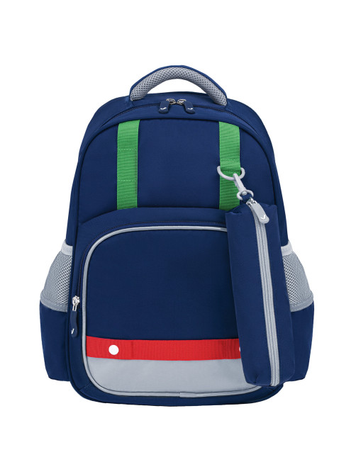 Рюкзак BRAUBERG KIDS MODE с пеналом в комплекте, 1 отделение, 